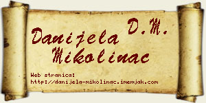 Danijela Mikolinac vizit kartica